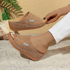 🔥 Hot Sales  50% OFF 🔥Women's Casual Wedge Slide Sandals