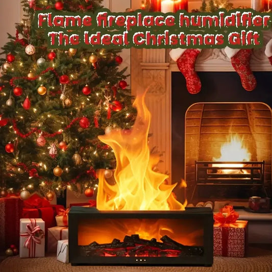Fireplace Flame Diffuser Humidifier with Remote