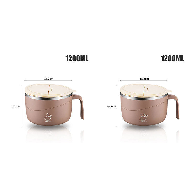 🔥50% OFF🔥304 Stainless Steel Insulated Ramen Bowl