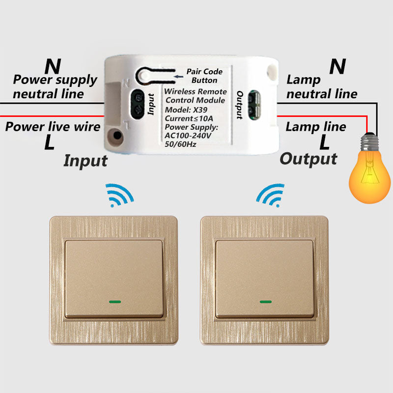 Universal Remote Control Switch