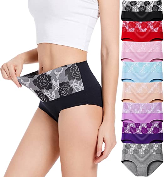 ✨ BUY 5 GET 5 FREE✨Cotton High Waist Abdominal Slimming Hygroscopic Antibacterial Underwear