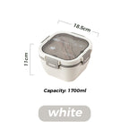 1200ml/1700ml Lunch Box with Spoon & Fork - Microwave Safe