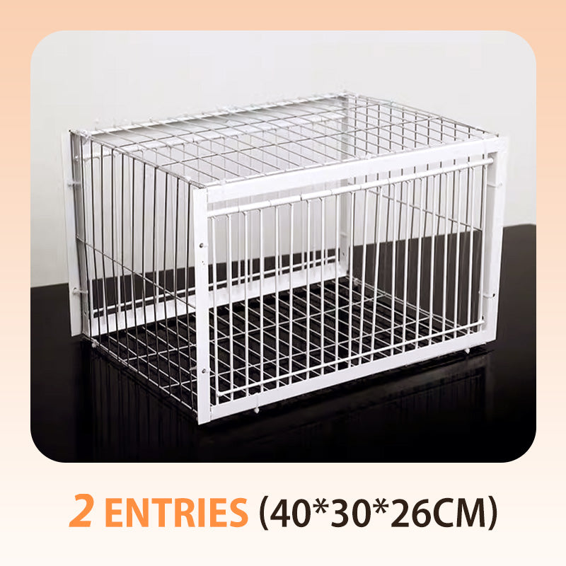 AutoTrap Bird Cage - Entry Only, No Exit, With Base