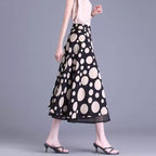 High-Waisted Tulle Midi Skirt, One-Piece Mesh Skirt