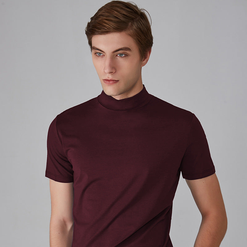🔥All Colors 💖 Men's High Neck Slim Fit T-shirt