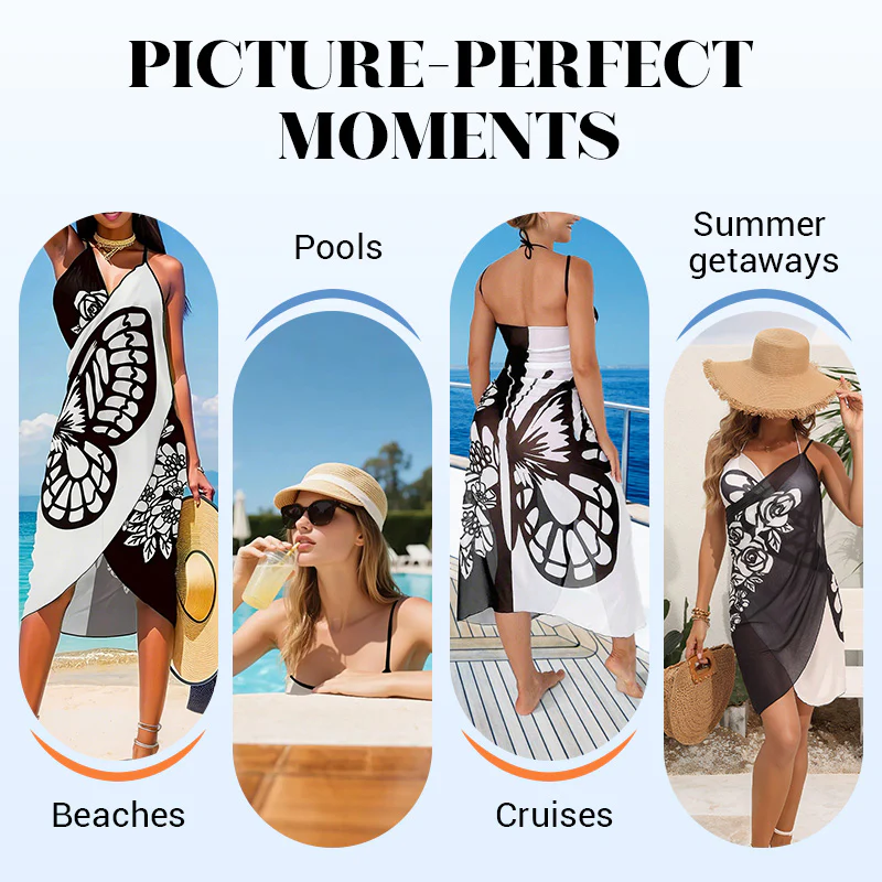 🦋Women's Butterfly Swimsuit Cover-Up & Dress