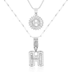💖2 Pack - Initial Letter Pendant Necklaces