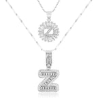 💖2 Pack - Initial Letter Pendant Necklaces