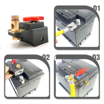 Universal 12-24V Car Battery Disconnect Isolator Switch