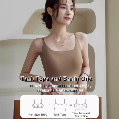 Women's Tank Tops and Bra In One