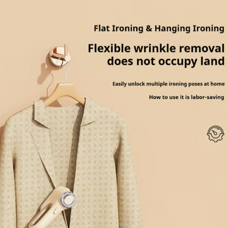 🎁Hot sale ✨Portable Handheld Vacuum Steamer for Clothes – Effortless Wrinkle-Free Style!