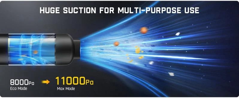 🚗🍃Slim V8 Mate Cordless Car Vacuum High Power 12000Pa/30AW