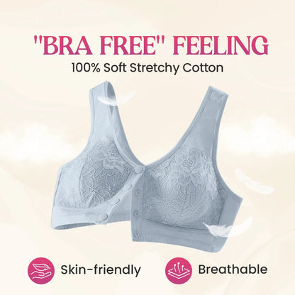 📢📢BIG SALE !!⏰Comfortable Wireless Shaping Front-Fasten Bra