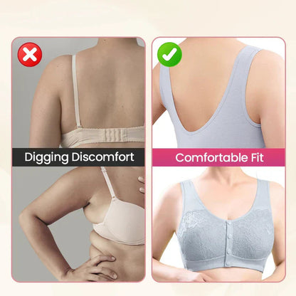 📢📢BIG SALE !!⏰Comfortable Wireless Shaping Front-Fasten Bra
