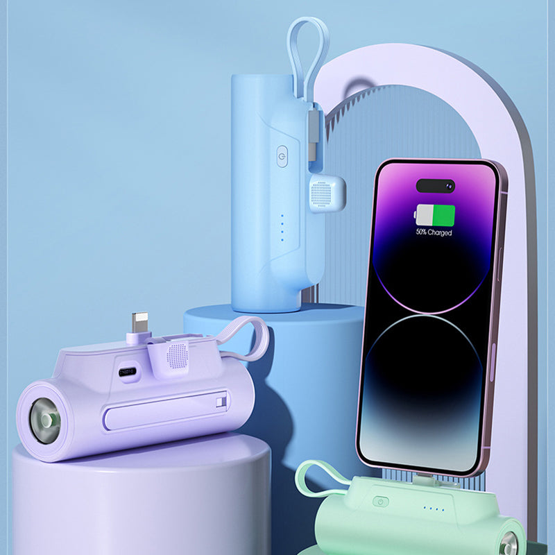 Multi-Function Portable Charger With Cable