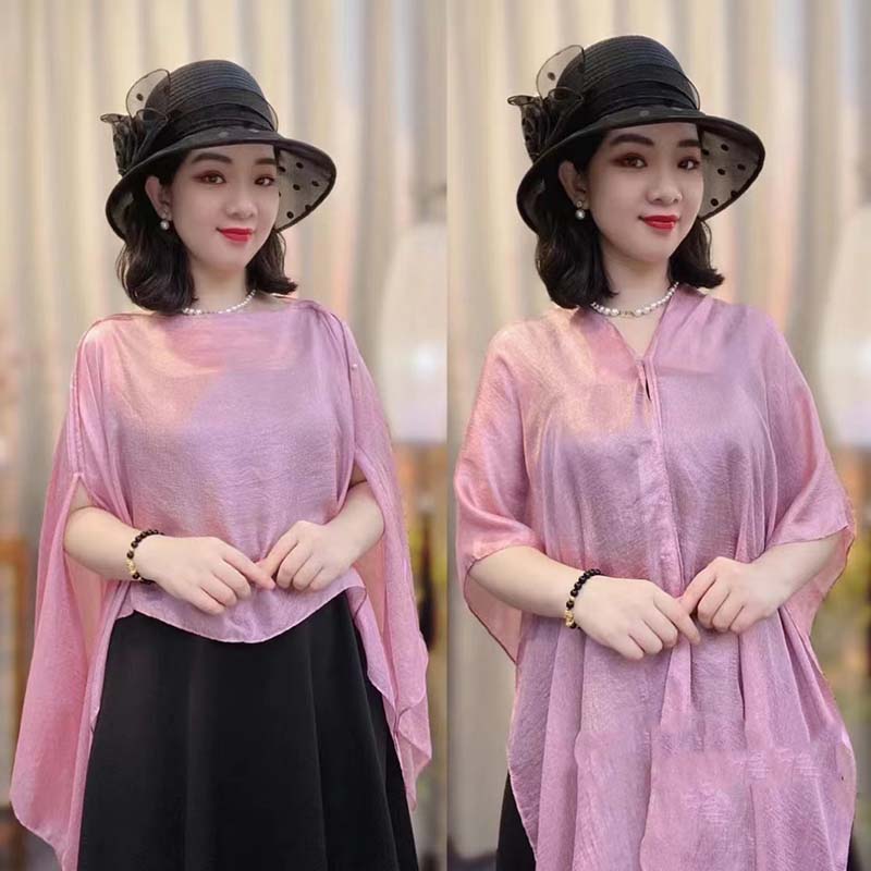 🎉Summer Hot Sale🎉Versatile Multi-Way Sheer Shawl Blouse