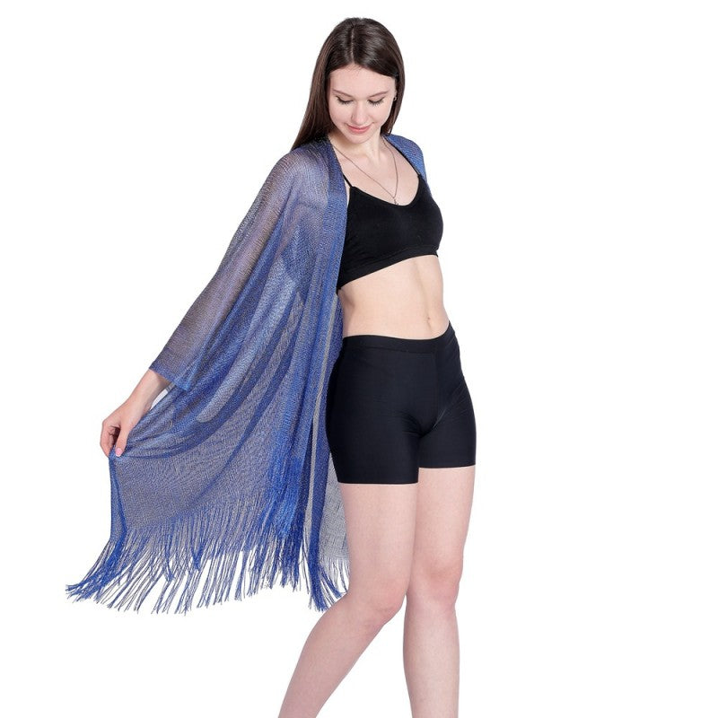 Sparkling Tassel Shawl