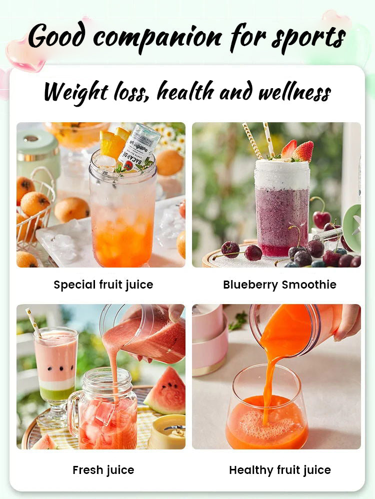 🔥30% OFF🔥6-Blade Juicer (with straw)