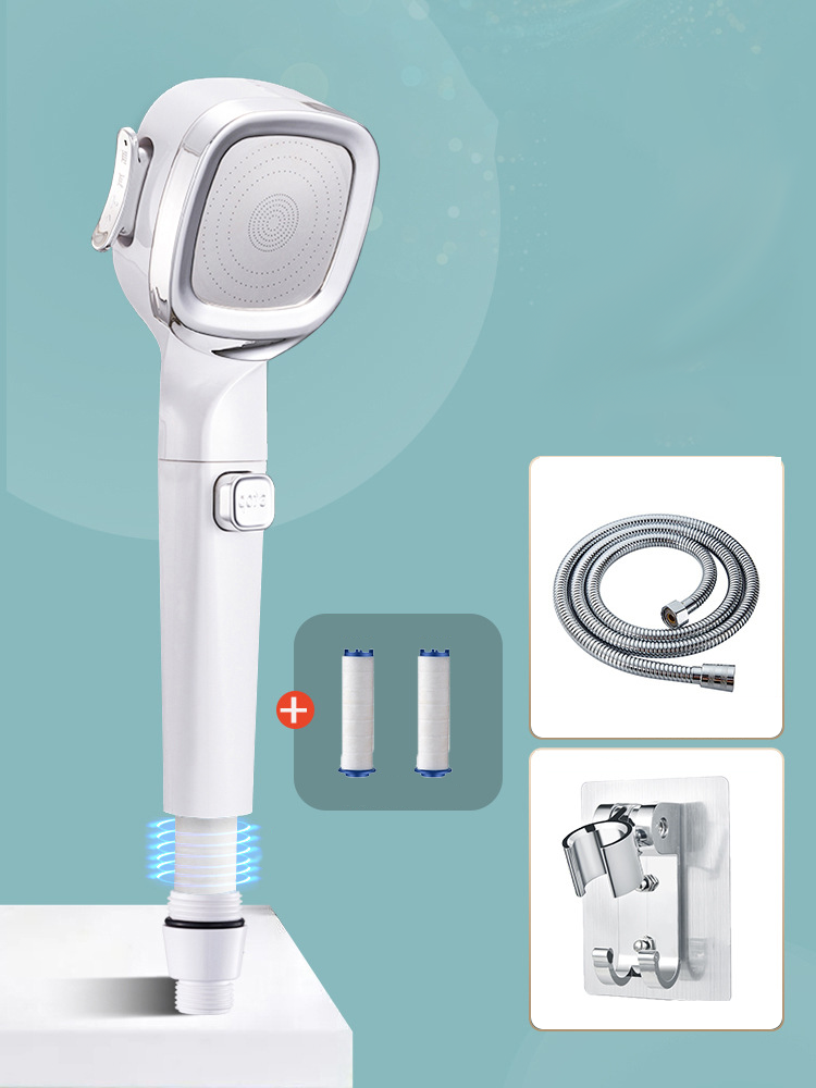 🔥50% OFF🔥4-mode Handheld Pressurized Shower Head with Pause Switch