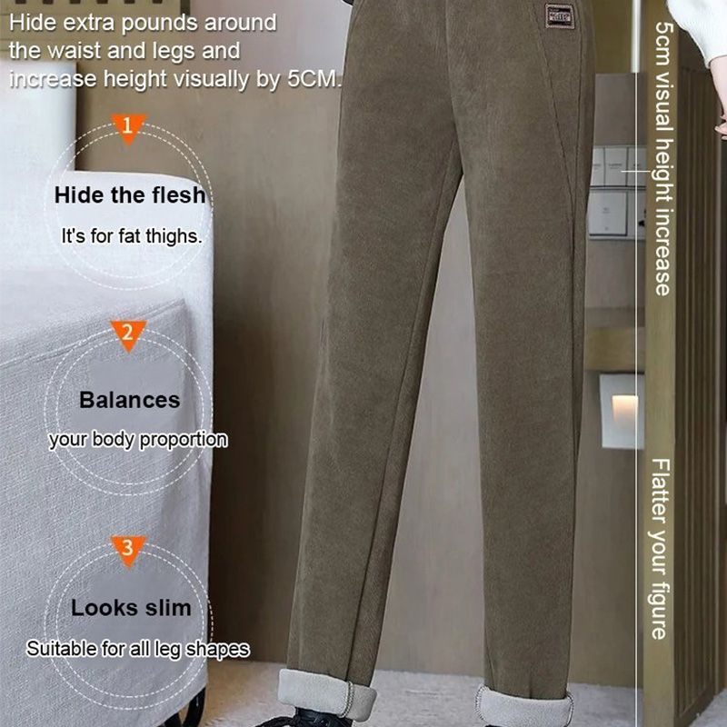 Women's High-waist Warm-weather Casual Pants