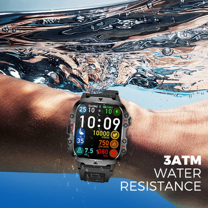 📣💧Waterproofing Ultimate Outdoor Companion⌚ Rugged Outdoor Smart Watch - 100+ Sports Modes