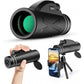 🎉Hot Sale🎉80x100 Monocular Telescope with Smartphone Adapter & Tripod