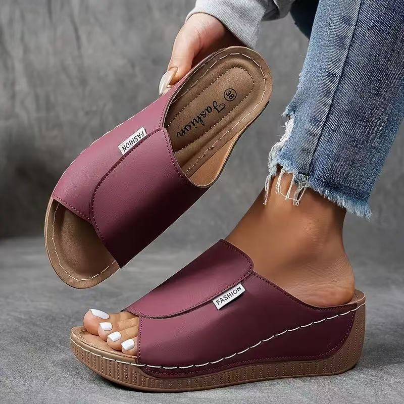 🔥 Hot Sales  50% OFF 🔥Women's Casual Wedge Slide Sandals