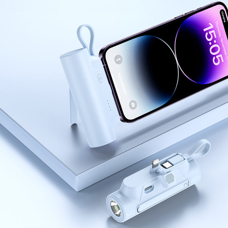 Multi-Function Portable Charger With Cable