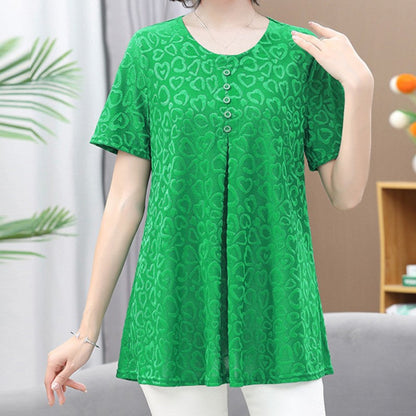 Women's Summer Loose Short Sleeve T-Shirt（50% OFF）