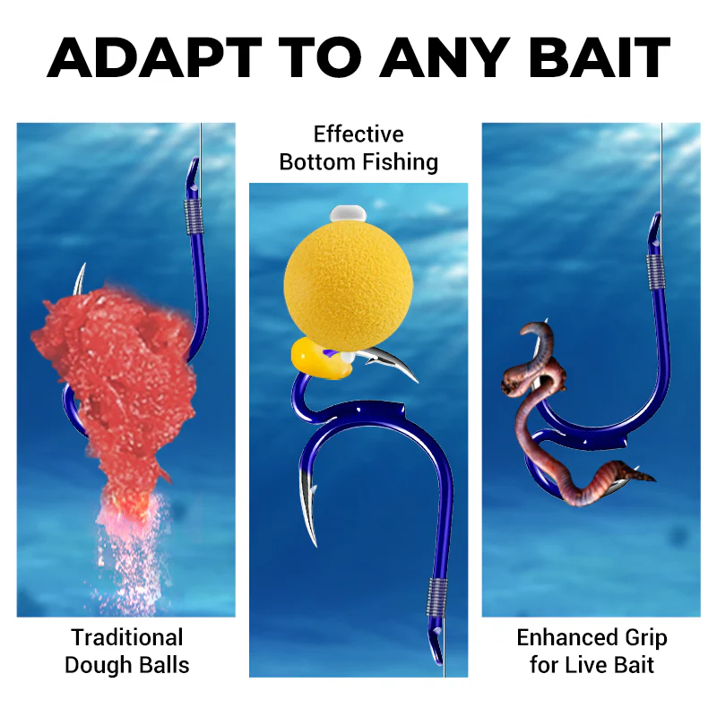 Classic Sharp Double Fishing Hooks