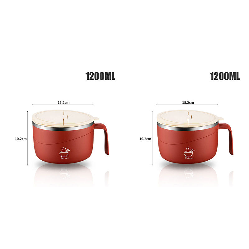 🔥50% OFF🔥304 Stainless Steel Insulated Ramen Bowl