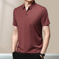 Men’s Casual Lapel Breathable Wrinkle-free T-shirt