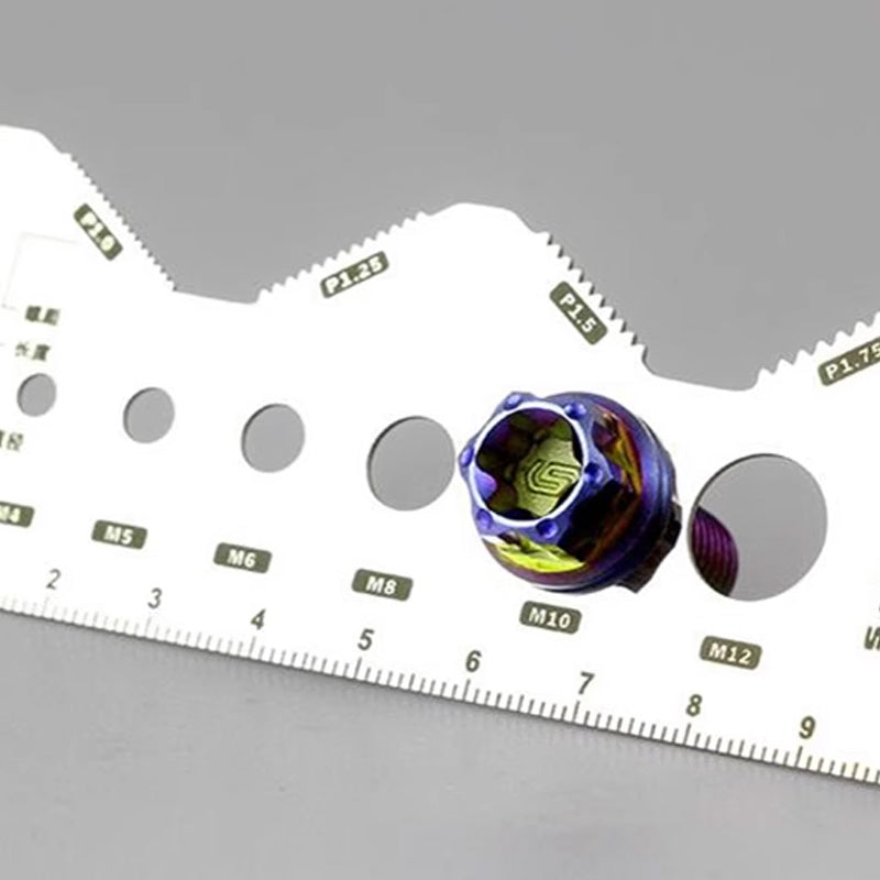 💥Stainless Steel Double-Sided Bolt Gauge Card