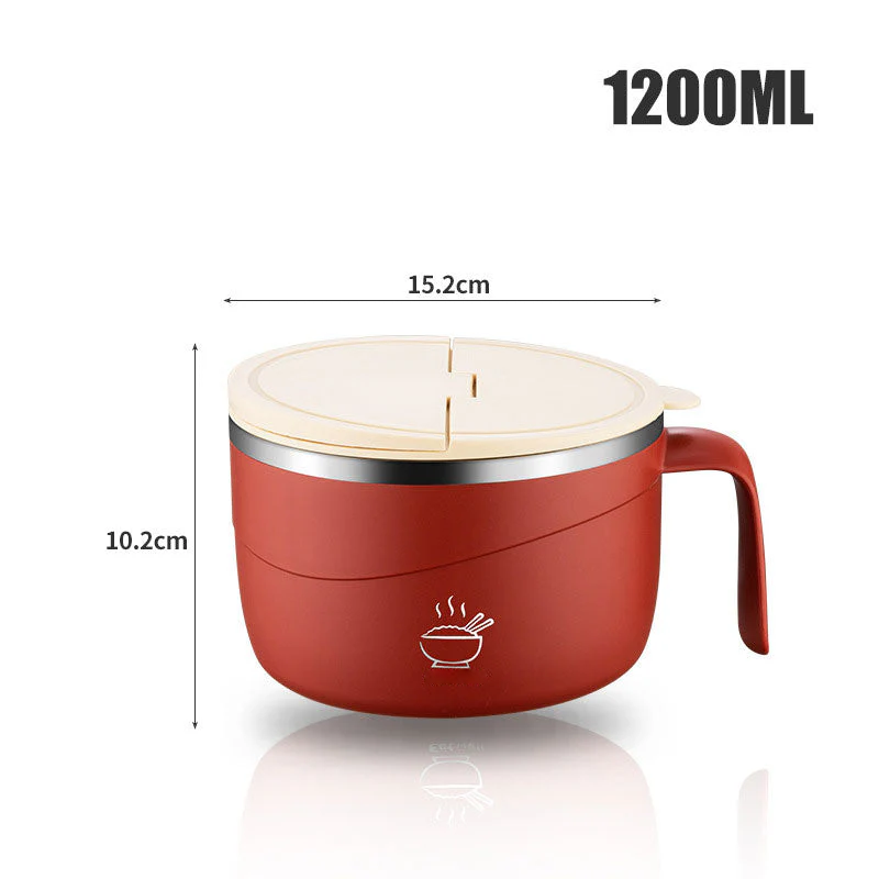 🔥50% OFF🔥304 Stainless Steel Insulated Ramen Bowl