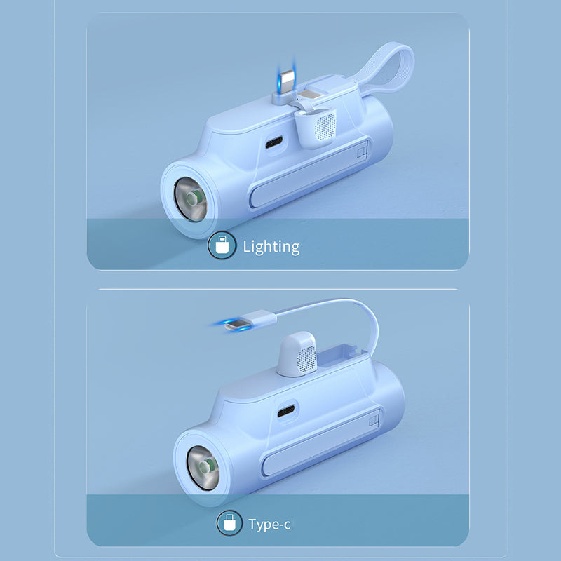 Multi-Function Portable Charger With Cable
