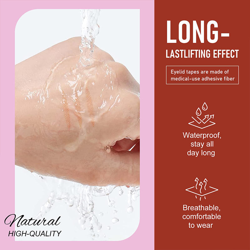 🎉Hot Sale🎉Invisible Waterproof 480PCS Double Eyelid Tape
