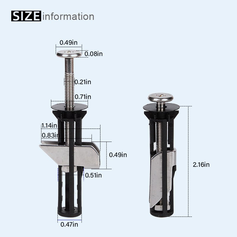 🎁Buy 1 Get 1 Free🎉Heavy Duty Toilet Seat Fixing Screws🔩