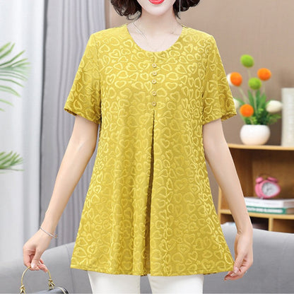 Women's Summer Loose Short Sleeve T-Shirt（50% OFF）