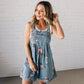 🌸New Fashion🌸 Vintage Floral Printed Denim Jumpsuit