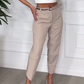 Women's Solid Color Tapered Pants