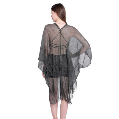 Sparkling Tassel Shawl