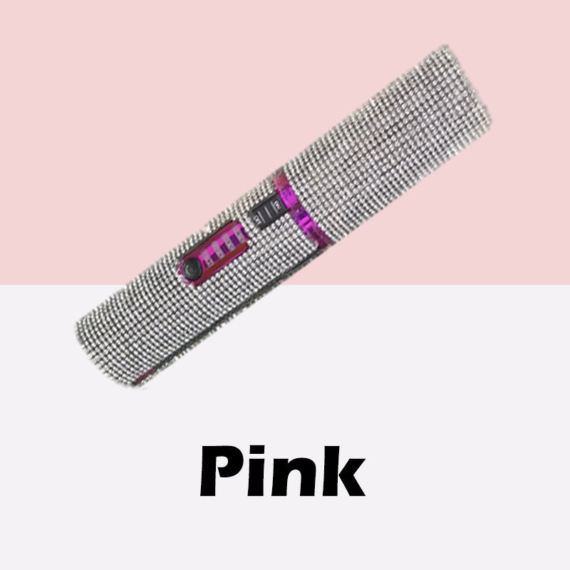 🔥50% OFF🔥 Long-Lasting Straightening & Curling Hair Iron with Gorgeous Rhinestone