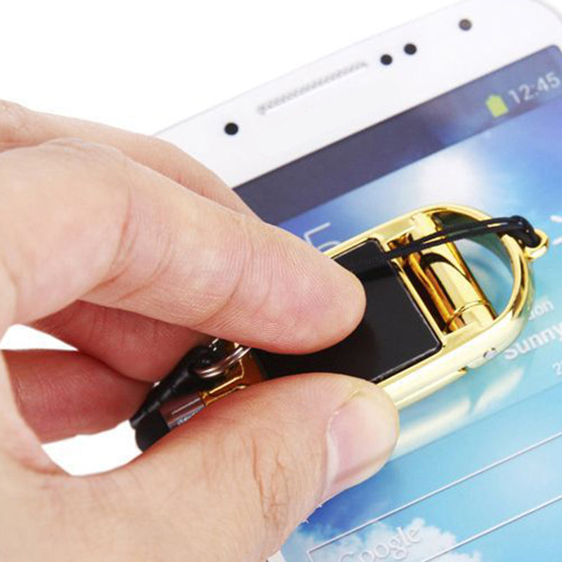 Multi-function Mobile Phone Stand with Stylus Pen and Screen Wipe Function