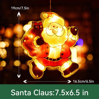 ⛄Christmas pre-sale🎄 Christmas Window Hanging Lights💡