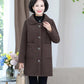 🎉Winter Hot Sale🎉Faux Cashmere Thickened Mid-length Coat