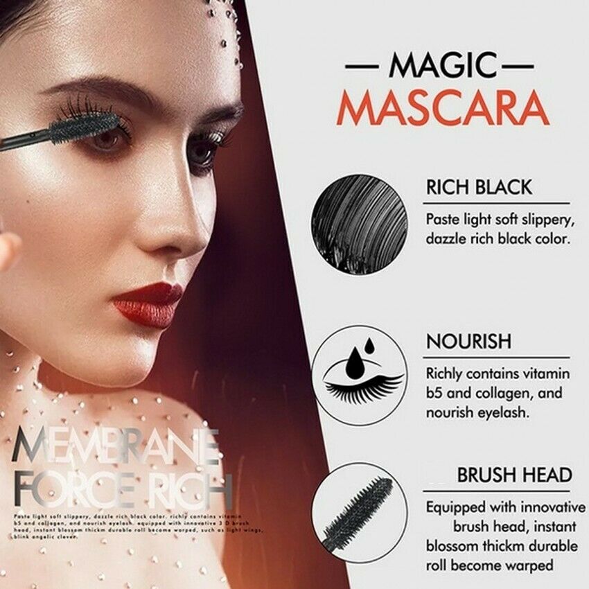 ✨New Arrivals✨4D Waterproof Silk Fiber Thick Lengthening Mascara