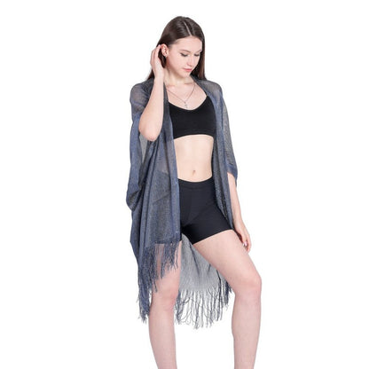 Sparkling Tassel Shawl