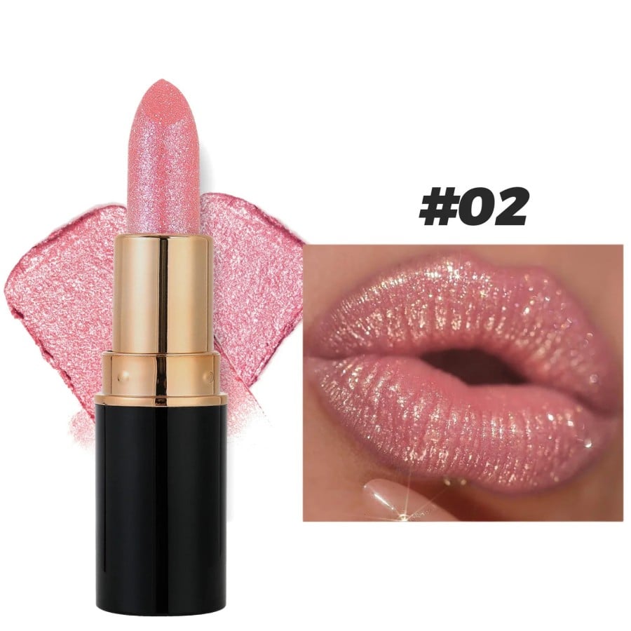 🔥Lip Gloss Diamond Waterproof Glitter Lipstick🔥