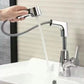 1 Hole Bathroom Faucet with Pull Out Sprayer