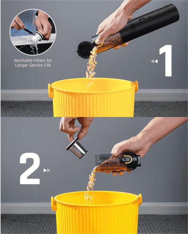 🚗🍃Slim V8 Mate Cordless Car Vacuum High Power 12000Pa/30AW